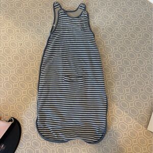 Navy Striped Baby Woolino Sleep Sack